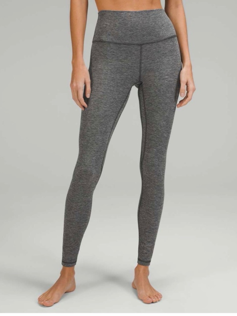 lululemon athletica Heathered Gray High-Rise Leggings